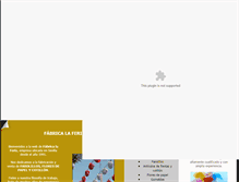 Tablet Screenshot of fabricalaferia.com